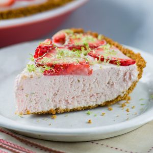 Strawberry-Lime Ice Cream Pie