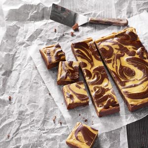 Pumpkin Cheesecake Swirl Brownies