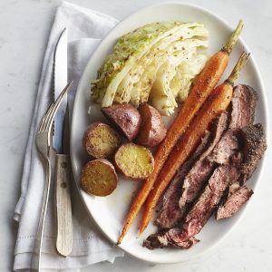 Quick “Corned” Beef & Cabbage