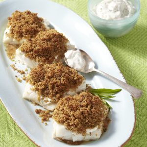 Breadcrumb-Crusted Cod