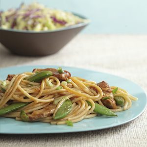 Pork & Snap Pea Lo Mein