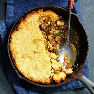 Cornbread-Topped Chili Casserole