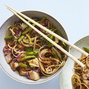 Thai Curry & Pork Sesame Noodles