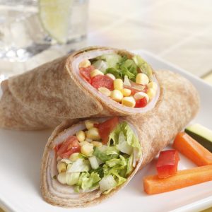 Turkey, Corn & Sun-Dried Tomato Wraps