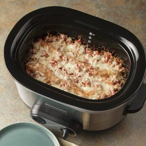 Slow-Cooker Vegetarian Lasagna