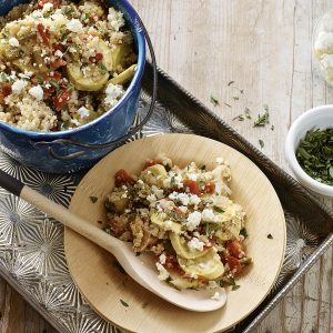 Slow-Cooker Quinoa-Summer Squash Casserole