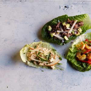 Peanut-Tofu Cabbage Wraps