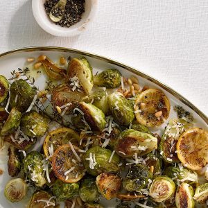 Garlic-Parmesan Roasted Brussels Sprouts