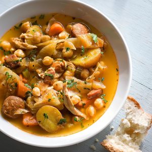 Slow-Cooker Spanish Chickpea Soup