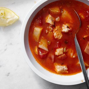 Manhattan Cod Chowder