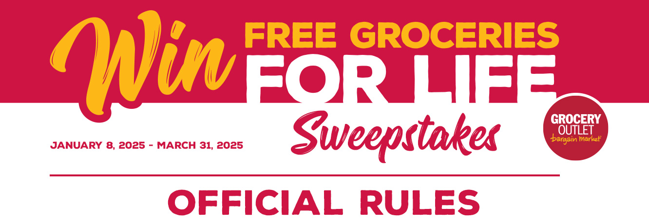 Groceries For Life Sweepstakes - Official Rules